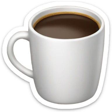 Coffee sticker