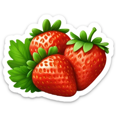 Strawberries sticker