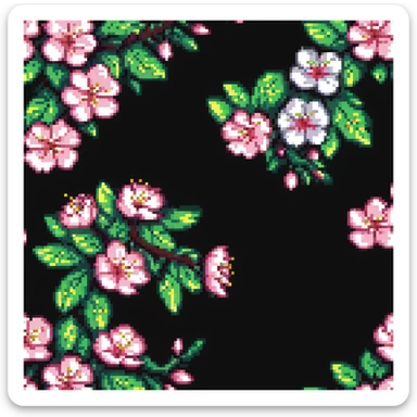 sakura cherry blossom sticker