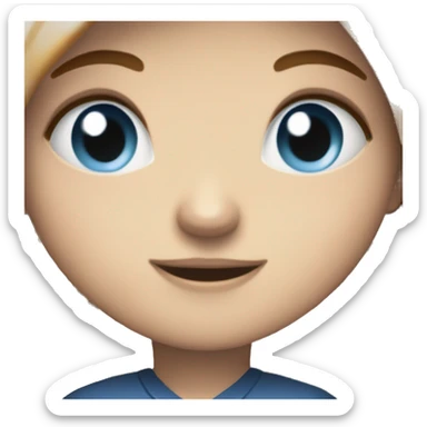 (A white black hair blue eye guy) and a (white redhead hazel eye woman) they are rich and they are hugged sticker