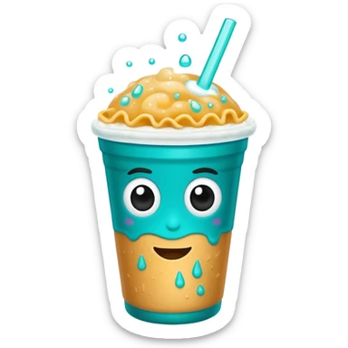 baja blast in a tacobell cup sticker