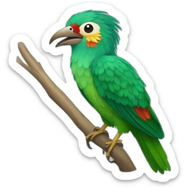 guatemalan national bird Quetzal sticker