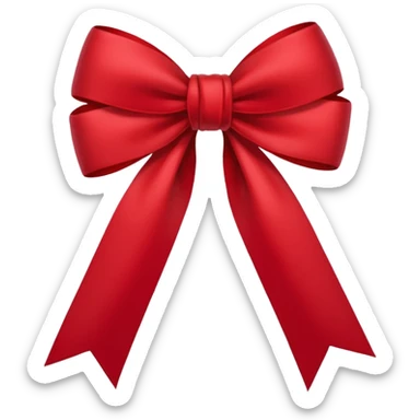 Christmas bows sticker