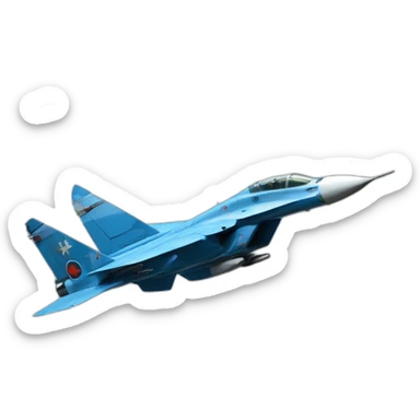 Avion chasse MiG-29 sticker