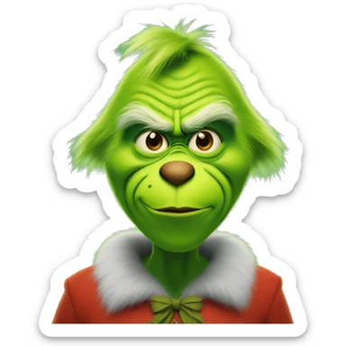 Grinch sticker