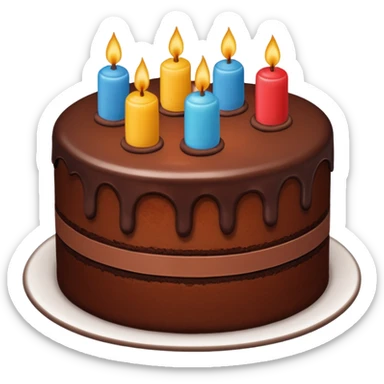 chocolate cake sticker