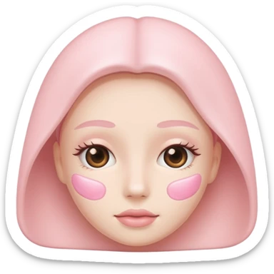 Light Pink skincare sticker