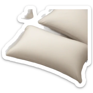 bedding with bed sticker