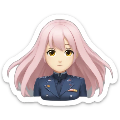 zero 2 darling in the franxx sticker