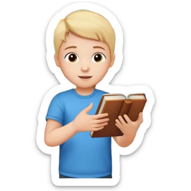 enfant range livre sticker