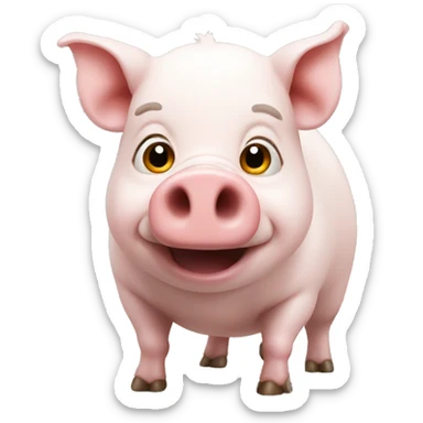 un cochon coquin sticker