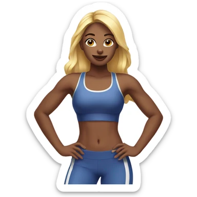 gym girl coquette  sticker
