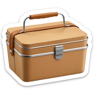 create an emoticon of a retangular lunch box made of kraft paper, 
The lunch box should be the most similar to this real one..
https://i.postimg.cc/FKcHz1tk/Screenshot-2025-11-11-alle-16-06-29.png

Can get more images of the box from this instagram account https://www.instagram.com/chefaporterbr/ sticker