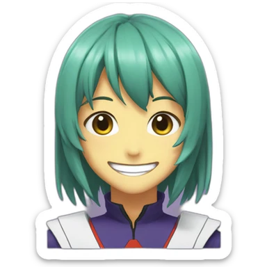 Mari evangelion smile sticker