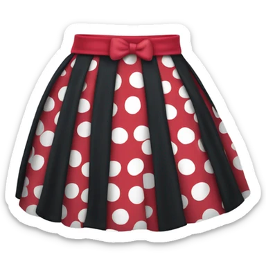 minnie mouse skirt sticker