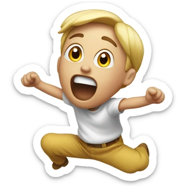 emoji crashing out sticker