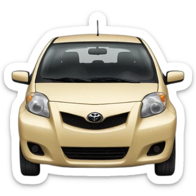 Toyota yaris 2000 sticker
