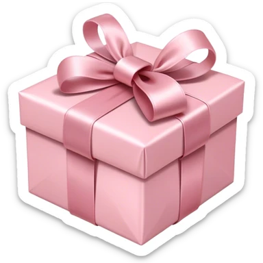 soft pink gift sticker