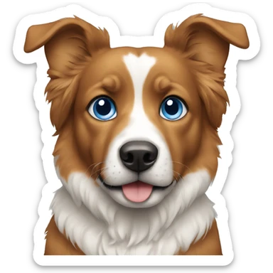 Dog blue eyes sticker