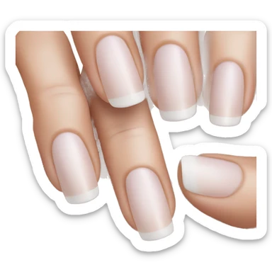 Fresh French manicure sticker