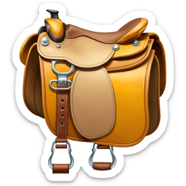 painting saddle sticker