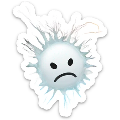 Storm over a swimming pool  sticker