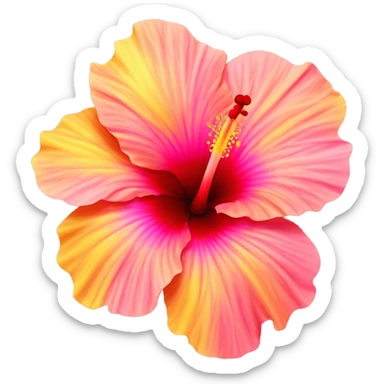 Hibiscus  sticker