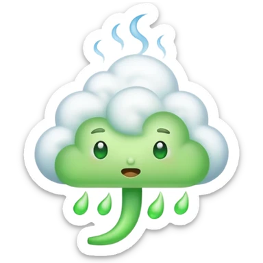 green fart air sticker