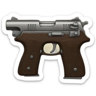crossed-pistols sticker