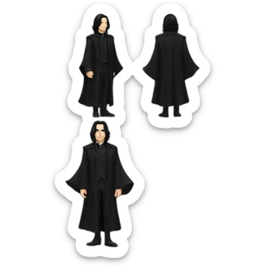 Severus snape elegant sticker