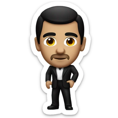 tony montana in memoji style sticker