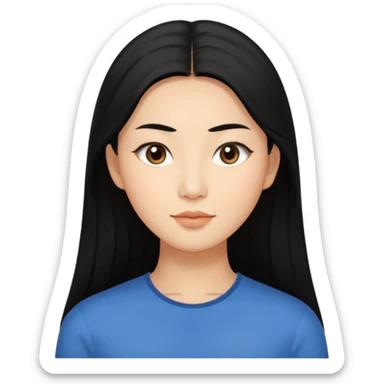 long black hair asian Oval or heart-shaped face

Almond, upturned eyes

Defined jawline, balanced cheekbones

Medium facial fat retention

Sleek, lifted expression sticker