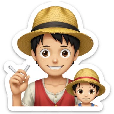One piece anime  sticker