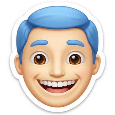 Cute insta denture   sticker