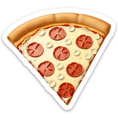 Part de pizza de couleur de la France sticker
