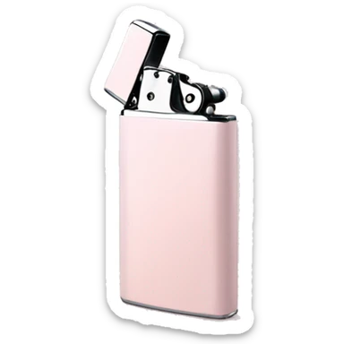 Pale pink lighter  sticker