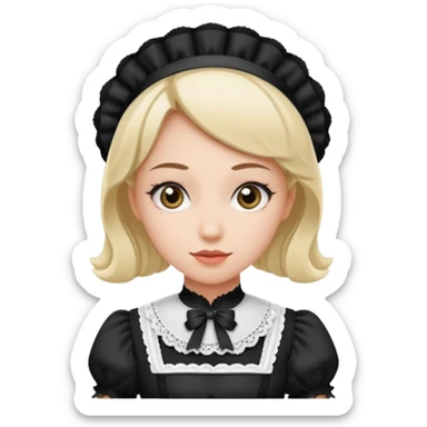 maid outfit sticker