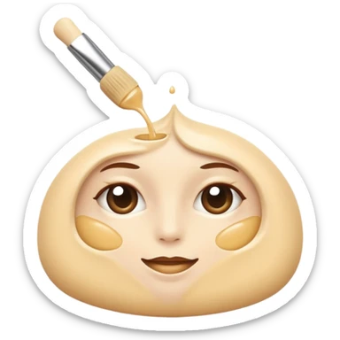 Organic cosmetic sticker