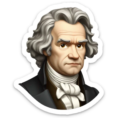ludwig van beethoven sticker
