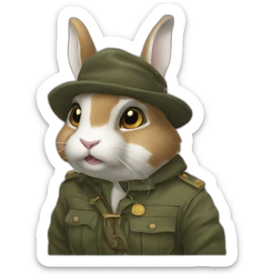Coup du lapin sticker