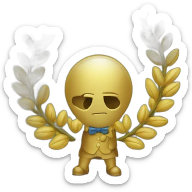 un squelette qui fait un doigt d'honneur sticker