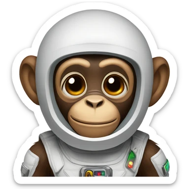 Astro monkey  sticker