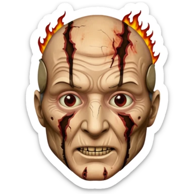 Freddy Krueger sticker