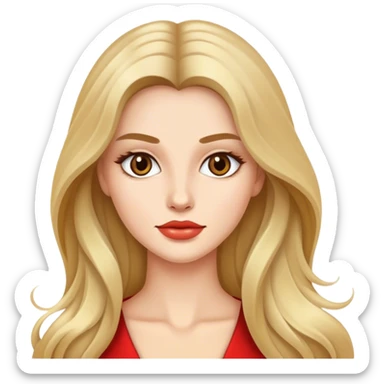 supermodel woman sticker