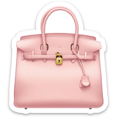 Light pink birkin bag  sticker