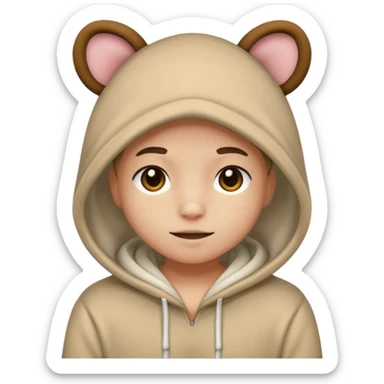 Animal Hoodie  sticker