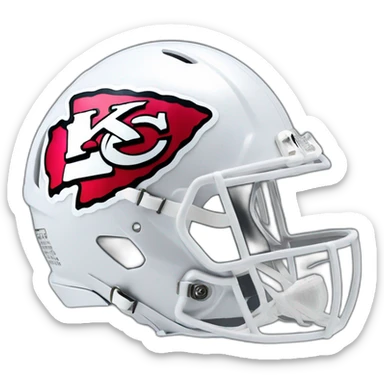 kansas city chiefs football helmet sticker