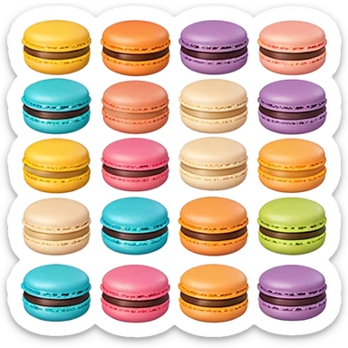 just one macarons sticker