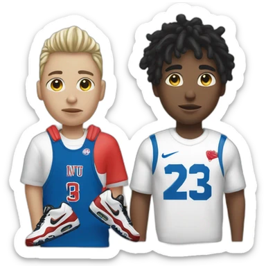 Uk drip boy white money and Nike tech sticker