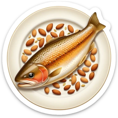 Trout amandine sticker